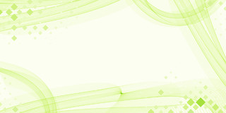 绿色小清新抽象几何活动展板背景